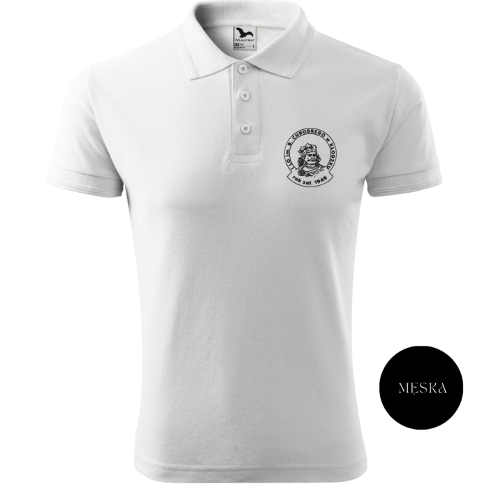 Koszulka Polo Męska Biała - rozmiar XL - outlet